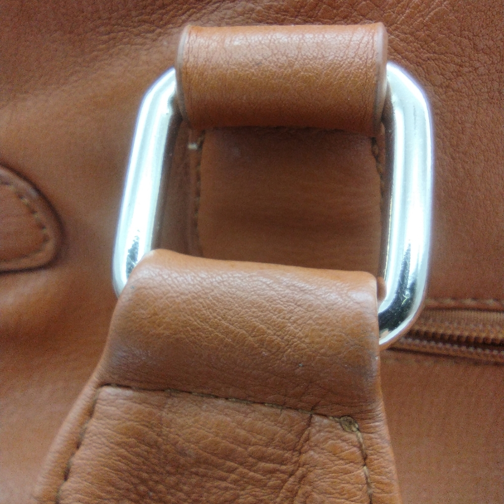 Michael Kors Light Brown Leather Totebag/Handbag Purse - Picture 4 of 7